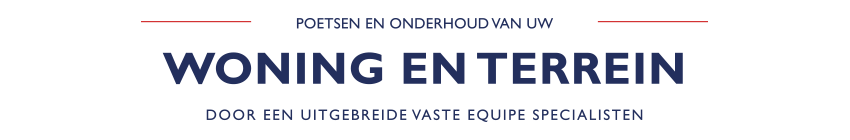 Titel : Facility Services - Woning