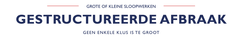 Titel : Renovatie KS - Afbraakwerken